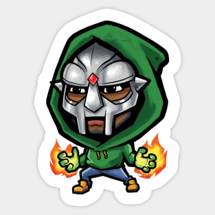 MF DOOM x Cartoon Hip Hop Sticker